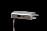 White 14W LED Cabinet Lighting Kits 900mm Length Liner Side View With Sensor