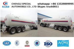 China ASME standard 57.1m3 CH2 propene gas tank trailer, 24.5ton propylene CH2 semitrailer propylene tank trailer for sale on sale