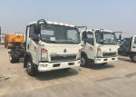 12 Tons HOWO Light Duty Commercial Trucks White Color 116HP Engine 4×2 Drive