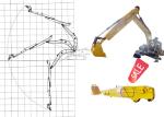 Telescopic Boom Excavator for Digging House Foundation Long Reach Telescopic