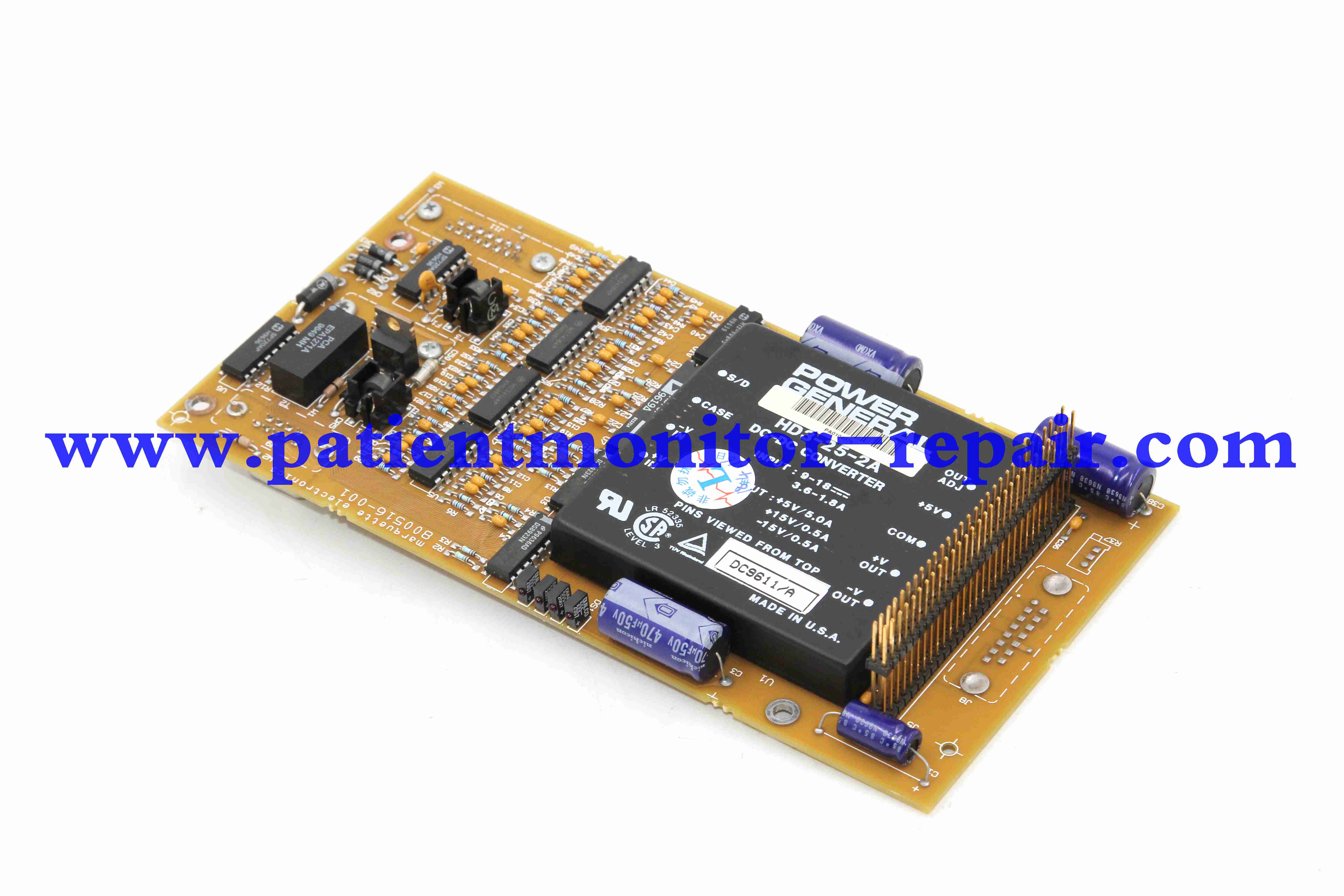 GE Solar8000 patient monitor TRAM-RAC 4C module rack board 800516-001