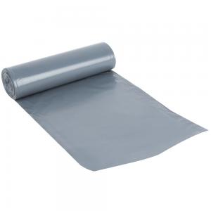 China Low Density Plastic Garbage Bags 33 Gallon 1.6 Mil HDPE Material Grey Color on sale