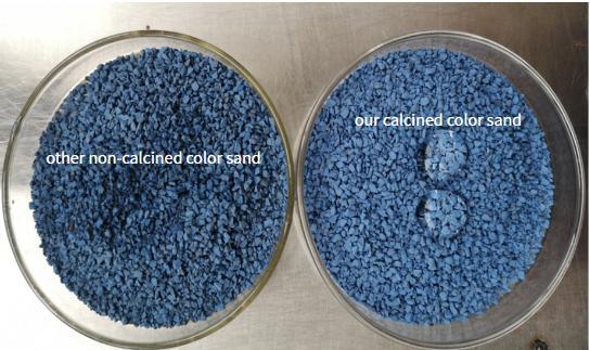 China Factory Direct Supply High-Temperature Calcined Pottery Color Sand