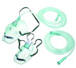 Medium 2m Tube Respirator Face Mask Pediatric PVC Transparent Oxygen Mask