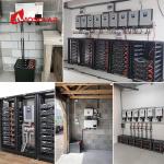 LFP 48V 200Ah 100Ah 10 Lithium Ion 3.2V Pack 16 String Rack Mounted Battery for