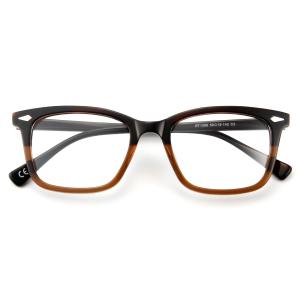 Wholesale Two Tone Laminated Acetate Frame Glasses Classic Square Men Women Optical from china suppliers