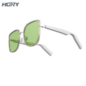 Wholesale New Bluetooth 5.0 Smart Sport Sunglasses Wireless Stereo Music HD Sound Sunglass Sports Headset Headphone from china suppliers