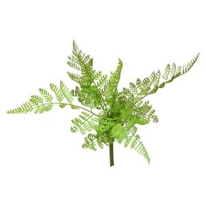 Wholesale 30cm Height 12 Leaves Artificial Fern Bush , Fake Fern Leaves For Wall Decoration from china suppliers