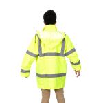 RC104 HIVIs 150D-600D Oxford Fabric PU/PVC Coated Winter Coat S-XXXL Fluorecent