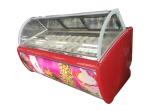 Large Ice Cream Display Freezer / Gelato Mini Countertop Continuous Freezing