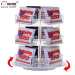 Custom Rotating Counter Display Racks , Acrylic Business Card Display Holder 3 -