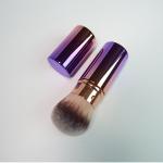 Travel Mini Retractable Makeup Brush Cruelty Free Synthetic Hair Multifunction