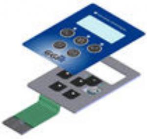 China Waterproof Membrane Switch With Metal Dome , Push Button Membrane Switch on sale
