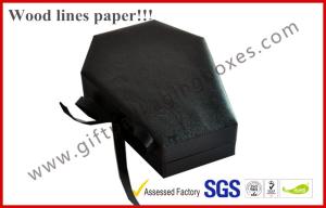 Wholesale Customized Wood Paper Apparel Gift Boxes , Jewellery Package With Metal Lock from china suppliers