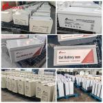 Amosolar Gel Battery 12V 100Ah 200Ah Dependable for Solar Power Systems and