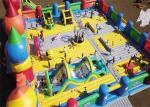 Fun City Kids Outdoor Inflatable Playground Multiplay Area For Activity Event
