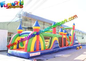 Wholesale Gaint Inflatable Obstacle Course / Crazy Boot Camp Challenge For Outdoor Game from china suppliers