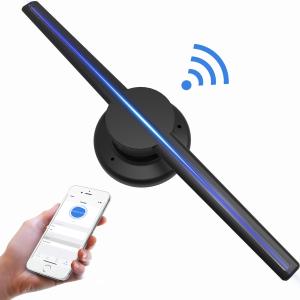 Wholesale 56cm 65cm 3D LED Hologram Fan 2 Blades Spinning Hologram Display from china suppliers