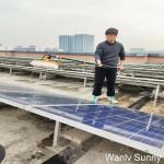 9.0 M Water Fed Handle Cleaning Brush Pump Connectable Version for Photovoltaic