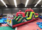 Customizable Small Football Inflatable Obstacle Course For Kids 3 Years Warrenty