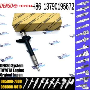 Wholesale Injector Nozzle 23670-0R160 095000-7600 Injector For Toyota 2AD-FTV Avensis Common Rail Injector 23670-0R160 095000-7600 from china suppliers