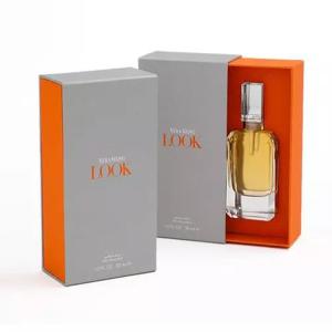 Wholesale custom men perfume drawer paper box sliding women fragrance gift box with ps flocking from china suppliers