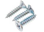 Free Chrome Zinc Steel Flat Head Screws Tapping M3.5 Phillips Drive for Plastic