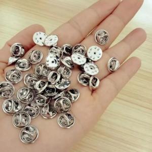 Wholesale No Tools Silver Clutch Back Pin Clutch Metal Pin Back Locking from china suppliers