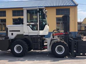 Wholesale 3.5ton 3m height rough terrain forklift with clamp barrel drum clamp forklift from china suppliers