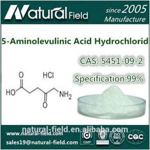 China Curing Skin Cancer 5451-09-2 5-Aminolevulinic Acid HCL 5-ala on sale