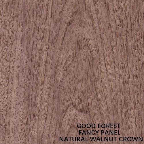 Fancy Plywood Of Natural Walnut Crown Grain Wood Veneer For Furniture And