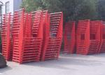 Millwork Collapsible Stacking Rack For Logistics Center , Blue / Orange
