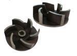 Pump Parts Casting Ductile Cast Iron Semi-Open Impeller Casting Hardened Sand /