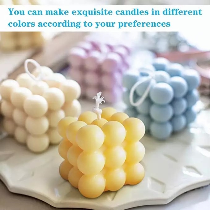 Custom Wax Flower Shape Pillar Candle And Resin Making Silicone Mold Candles Mould