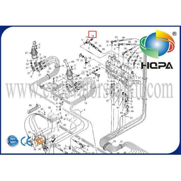 126-2938 1262938 20PS767-8 Pressure Transducer Sensor Switch For Excavator ISO9001