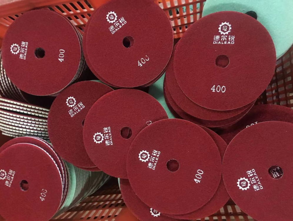 Diamond Resin Dry Polishing Pad For Air Grinder Stone Polisher