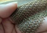 Welded 0.53mm Wire Diameter Chain Mail Mesh For Security Gloves Clothes