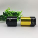 Cosmetic Cream Cylinder Paper Tube For Tea Black Gold Round Paper Boxes CMYK