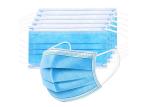 Lace Up Disposable Non Woven Face Mask , Odorless Surgical Mask Disposable 3 Ply