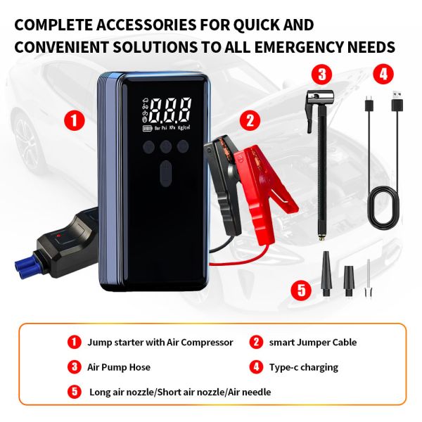 Portable Car Charger Jump Starter 6000mAh 8000mAh 10000mAh 12000mAh emergency car battery charger portable car jump starter Vehicle emergency power