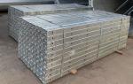 Q235 Steel Rectangular Utility Pole Hot Dip Galvanized 10FT Crossarm Steel Cross