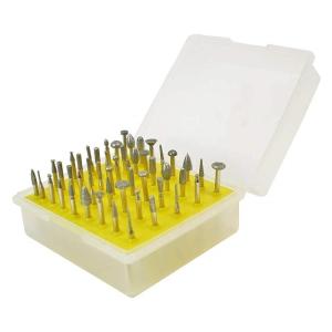 Wholesale Diamond Coated Grinder Head Lapidary Burr Drill For Dremel Rotary Tools Pack Of 50Pcs from china suppliers