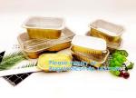 Aireline Rectangle Shaped, Disposable Aluminum Foil Pan, Take-Out Food
