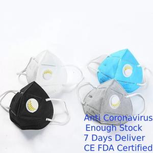 Wholesale Anti Virus N95 Face Mask Folding Non Woven Material With Breathing Valve from china suppliers