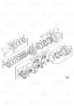 Custom Colors VOE14608847 Excavator Travel Drive Catalog Gear Box Bolt-on