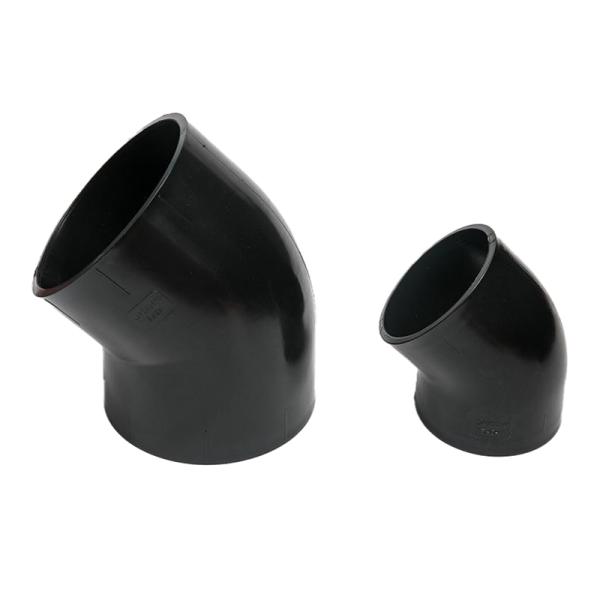 High Quality Hdpe Pipe Fittings Fast Delivery Elbow Hdpe Pipe Fitting Connector