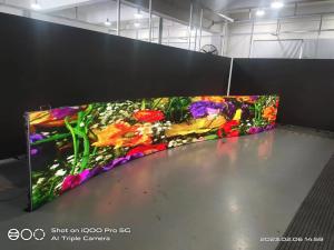 Wholesale Type F P3.91 4K 3840Hz Indoor Rental LED Panel 500x1000mm Curve Cabinet from china suppliers