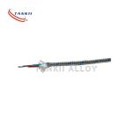24AWG Fiberglass / SS Braided Shielded Thermocouple Cable Type KX JX TX