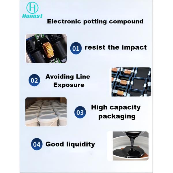 epoxy potting material Glue With Low Viscosity Long Operational Time Suitable for Transformers Resistors Filters Electronic Appliances