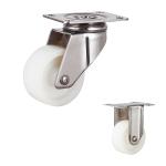 3inch 198lbs Capacity 304 Stainless Steel Casters With Plain Bearing
